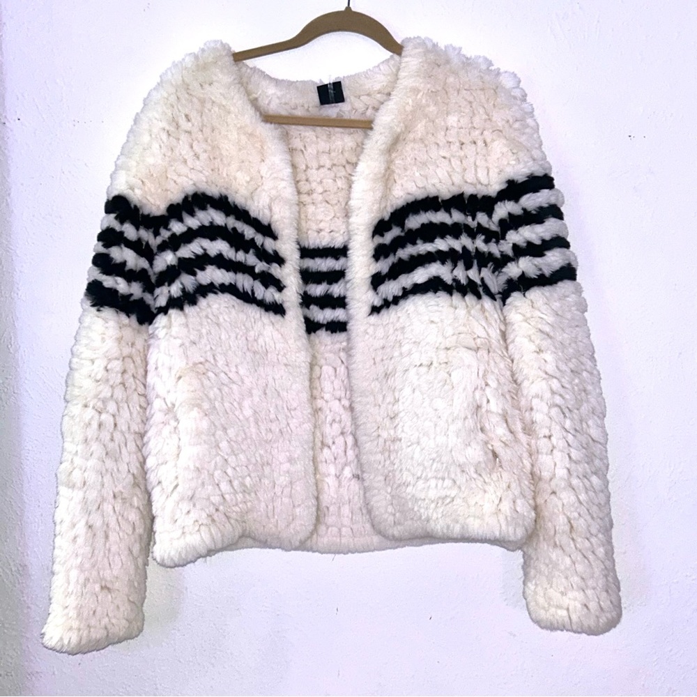 Love Token Faux Rex Rabbit Super Soft Jacket faux fur